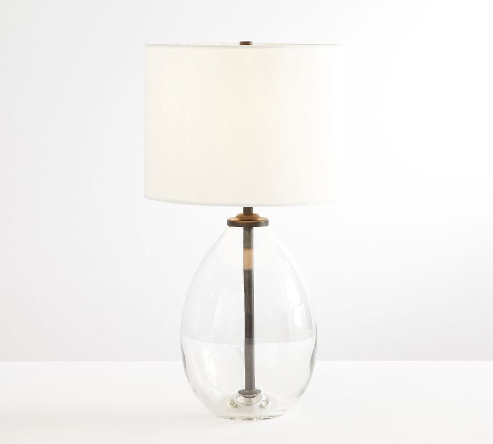 Bennett Recycled Glass Table Lamp | Pottery Barn Australia